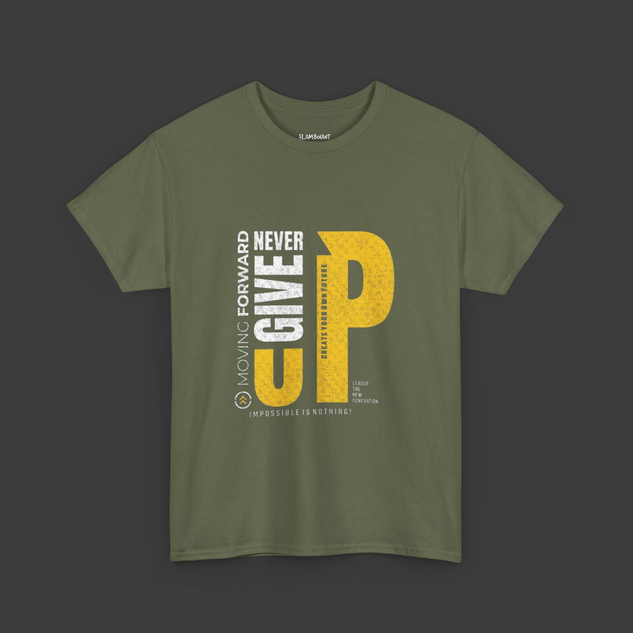 Never Give Up: Cotton Tee